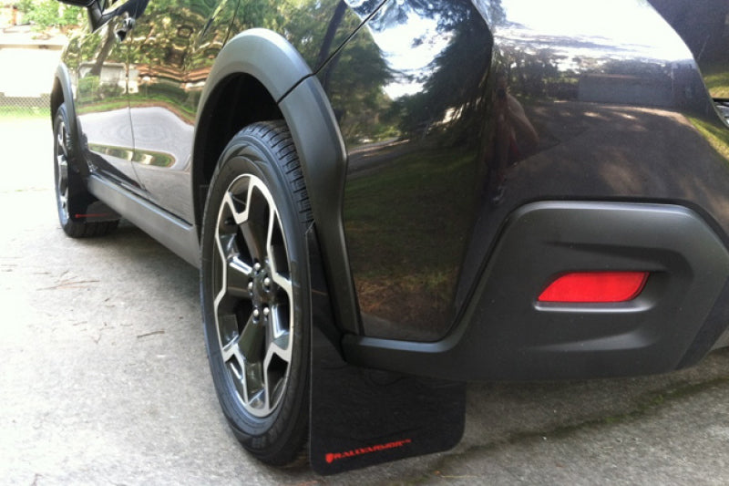 Rally Armor 13-17 Subaru XV Crosstrek Red Mud Flap w/ White Logo MF26-UR-RD/WH