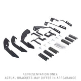 Go Rhino 18-20 Jeep Wrangler JLU Brackets for RB Running Boards 6945065