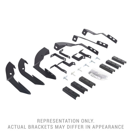 Go Rhino 18-20 Jeep Wrangler JLU Brackets for RB Running Boards 6945065