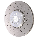 SHW 20-21 BMW X3 M 3.0L Right Front Cross-Drilled Lightweight Brake Rotor (34118054826) BFR43502