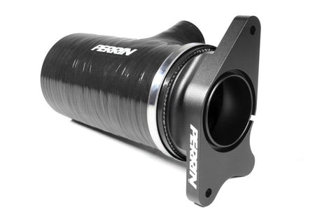Perrin 2022+ Subaru WRX Black 3in Turbo Inlet Hose w/ Nozzle (Short) PSP-INT-426BK