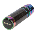 NRG Slimboy Adjustable Shift Knob (M10X1.25) Nissan / Mazda / Toyota - Carbon Fiber / Neochrome SK-580BC/MC-1