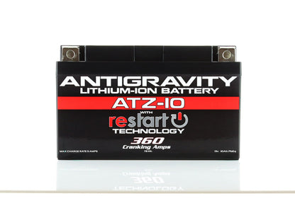 Antigravity YTZ10 Lithium Battery w/Re-Start AG-ATZ10-RS