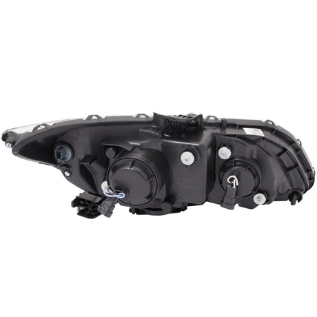 ANZO 2012-2015 Honda Civic Projector Headlights w/ U-Bar Black 121479