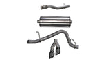 Corsa 2015 GMC Yukon Denali XL 6.2L V8 3in Cat-Back Single Side Exit Twin 4in Black Tips 14749BLK
