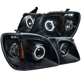 ANZO 1998-2007 Lexus Lx470 Projector Headlights w/ Halo Black (CCFL) 111170