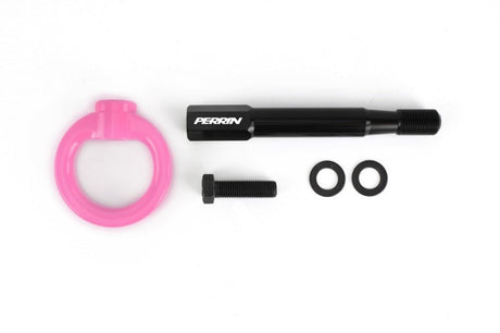 Perrin 18-21 WRX/STI / 13-20 BRZ / 17-20 Toyota 86 Front Tow Hook Kit - Hyper Pink PSP-BDY-235HP