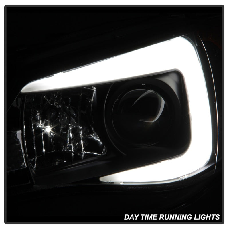Spyder Subaru WRX 08-09 Projector Headlights - HID Model Only - Black PRO-YD-SWRX08-HID-LBDRL-BK 5083937
