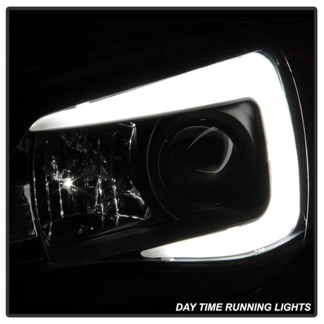Spyder Subaru WRX 08-09 Projector Headlights - Halogen Model Only - Black PRO-YD-SWRX08-LBDRL-BK 5083944