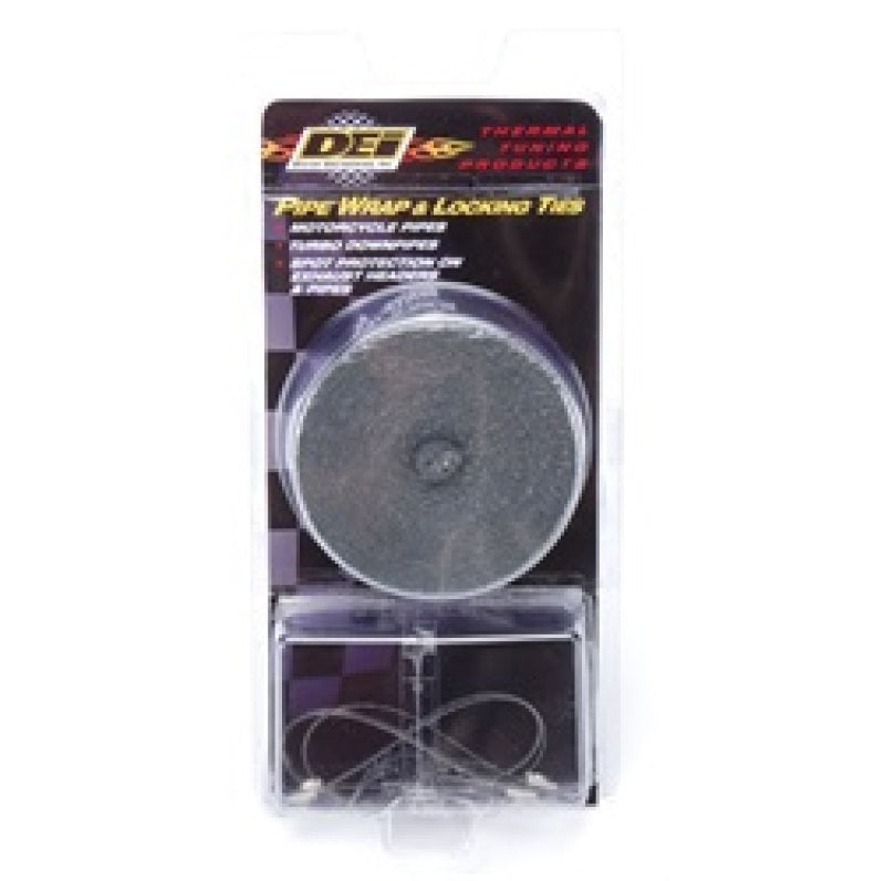 DEI Exhaust Wrap Kit - Pipe Wrap and Locking Tie - Black 10119