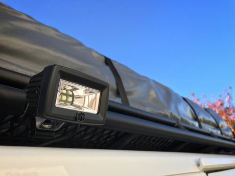 KC HiLiTES C-Series C2 LED 2in. Backup Area Flood Light 20w (Pair Pack System) - Black 519