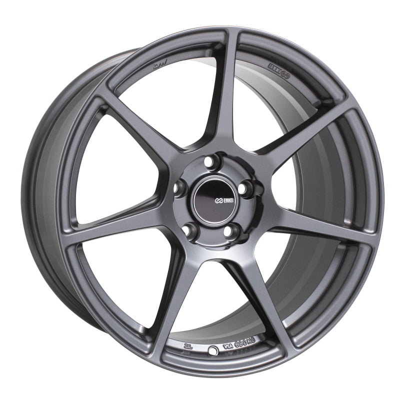 Enkei TFR 18x8.5 5x114.3 38mm Offset 72.6 Bore Diameter Matte Gunmetal Wheel 516-885-6538GM