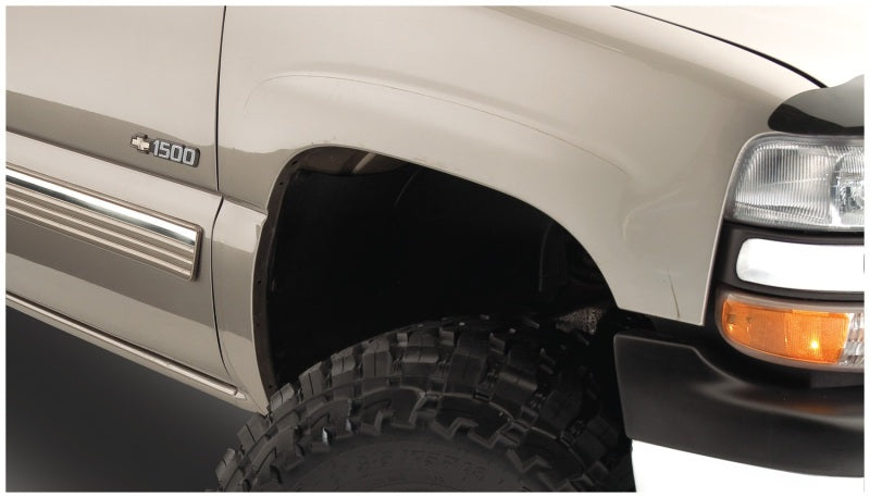 Bushwacker 07-07 Chevy Silverado 1500 Classic Fleetside Extend-A-Fender Style Flares 4pc - Black 40945-02
