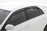 AVS 09-13 Toyota Corolla Ventvisor In-Channel Front & Rear Window Deflectors 4pc - Smoke 194073