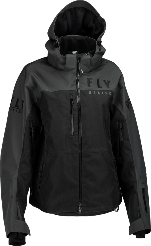FLY RACING Women's Carbon Jacket Black/Grey Sm 470-4500S