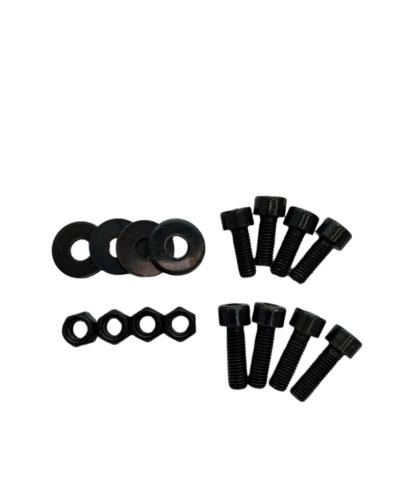 Sparco Seat Hardware Spacer Kit Bottom Mount - Black Zinc 50001ZN