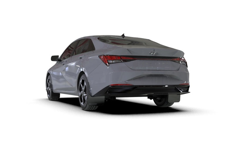 Rally Armor 21-23 Hyundai Elantra (Will Not Fit Elantra N/N Line) Black UR Mud Flap w/ Grey Logo MF69-UR-BLK-GRY