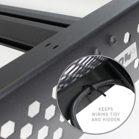 Go Rhino 16-23 Toyota Tacoma DC Ceros Low Profile Roof Rack - Tex. Blk 5933000T