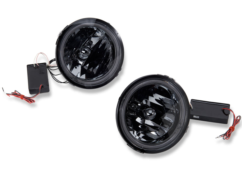 Raxiom 05-12 Ford Mustang GT LED Halo Fog Lights (Smoked) 49134