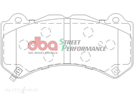 DBA 07-22 Nissan GT-R R35 Front Street Performance Brake Pad Kit DB2375SP