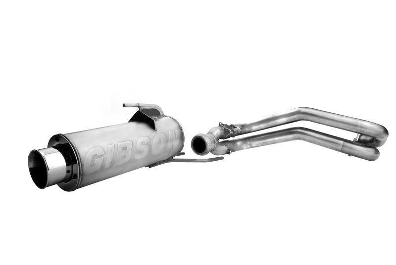Gibson 08-12 Polaris Ranger RZR 800 Base Single Exhaust - Stainless 98001