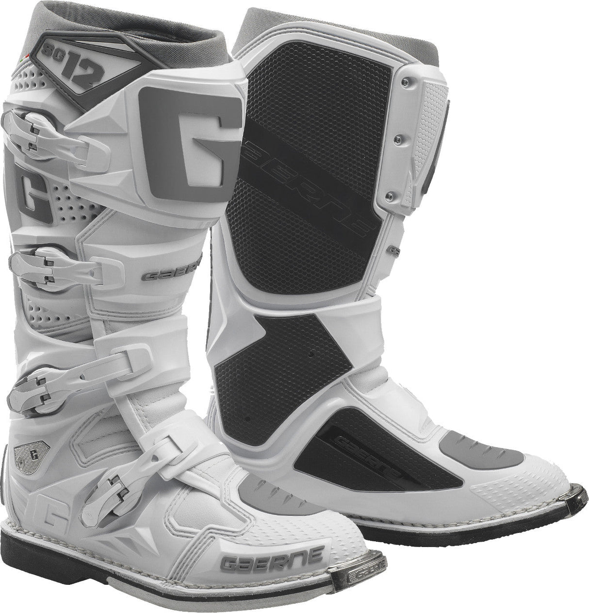 GAERNE Sg-12 Boots White Sz 08 2174-074-008