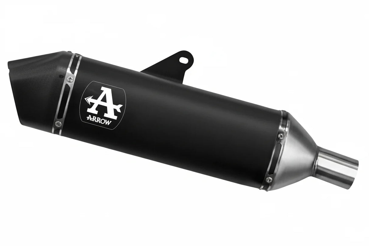 72506VAN Arrow Veloce Homol Slip-on Exhaust, Aluminum Dark for Triumph Tiger 900 24-25