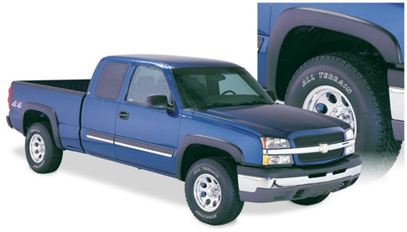 Bushwacker 07-07 Chevy Silverado 1500 Classic Fleetside OE Style Flares 4pc - Black 40915-02