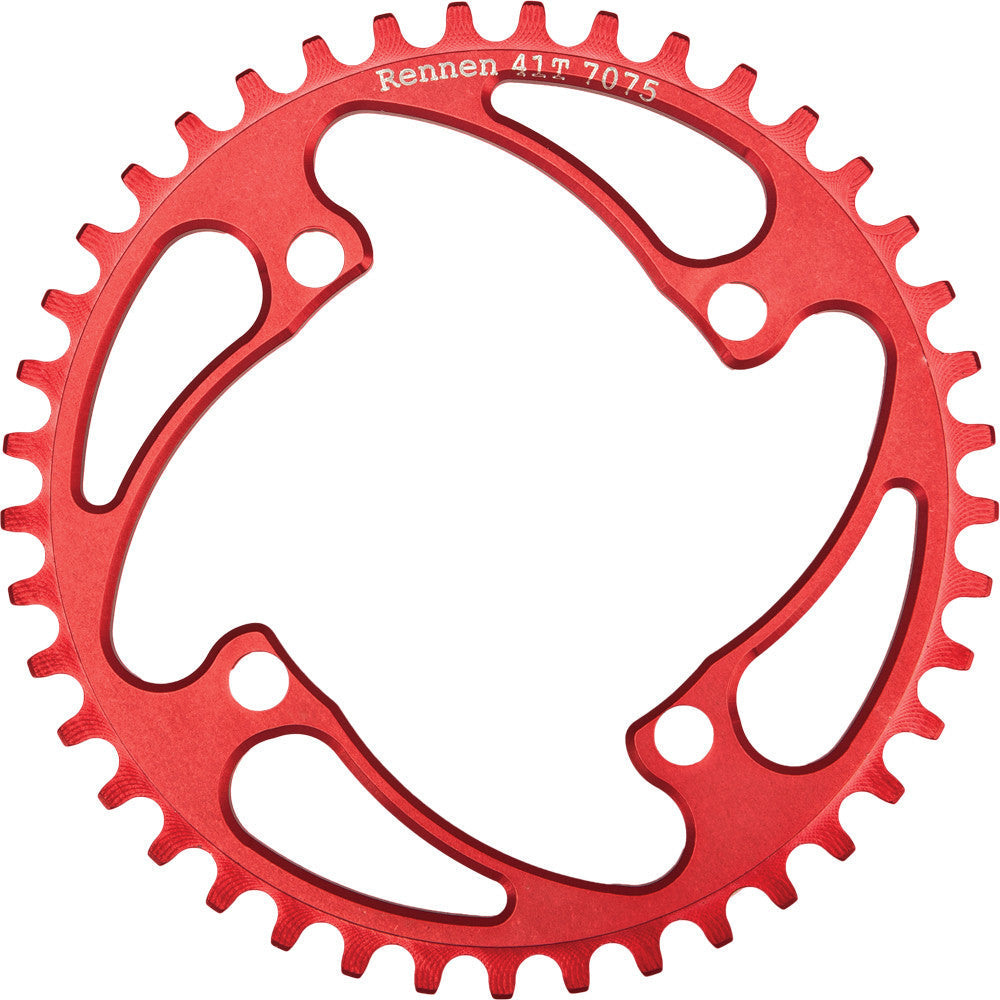 RENNEN 4-Bolt 42t Red 7075CH-R:42T-R