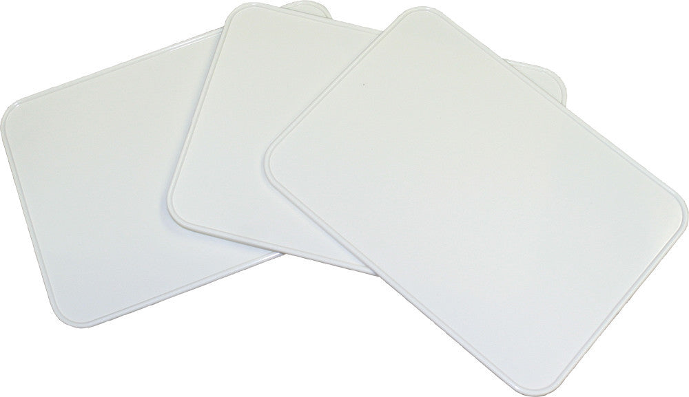 UNI Plastic Number Plate 10"X12" 3/Pk NP-300 W/C