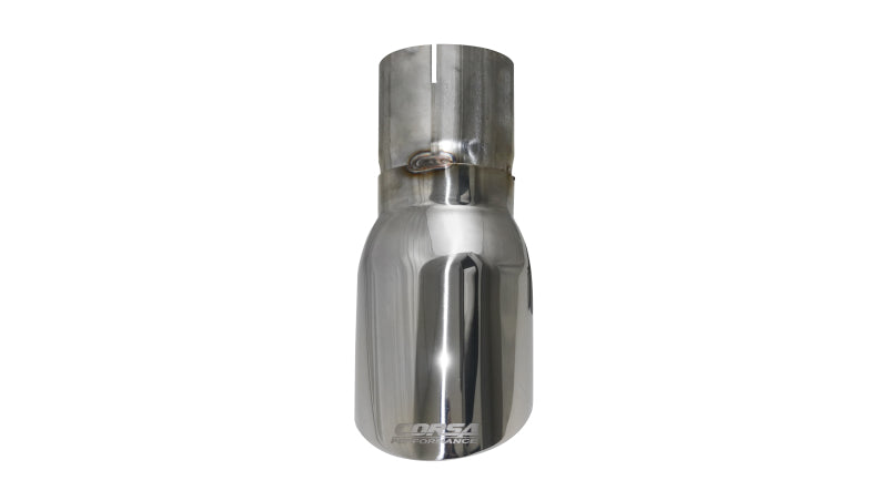 Corsa Single Universal 3.0in Inlet / 4in Outlet Polished Pro-Series Tip Kit TK006