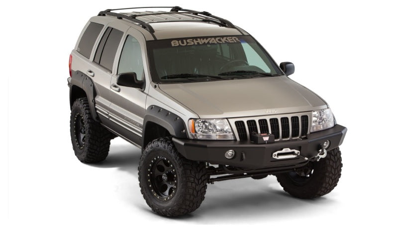 Bushwacker 99-04 Jeep Grand Cherokee Cutout Style Flares 4pc - Black 10926-07