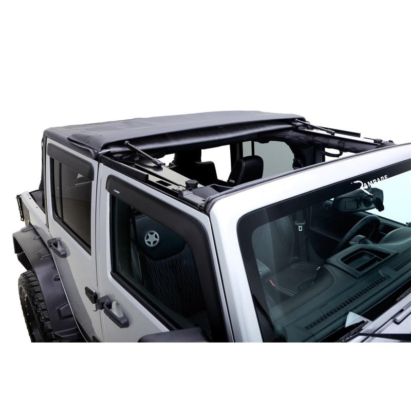 Rampage 2007-2018 Jeep Wrangler(JK) Trailview Fastback - Black Diamond (2 Door) 139935