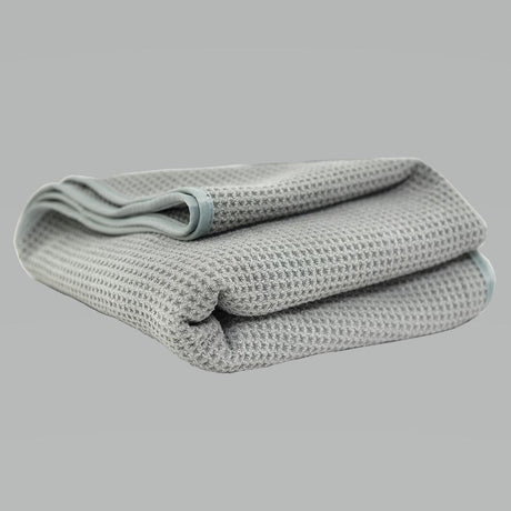 Chemical Guys Waffle Weave Gray Matter Microfiber Drying Towel - 36in x 25in MIC_781_01