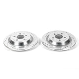 Power Stop 15-17 Ford F-150 Rear Evolution Drilled & Slotted Rotors - Pair AR85164XPR