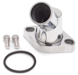 Edelbrock Waterneck Sbc/BBC 45-Degree Two-Piece Cast SwIVel Polished 4817