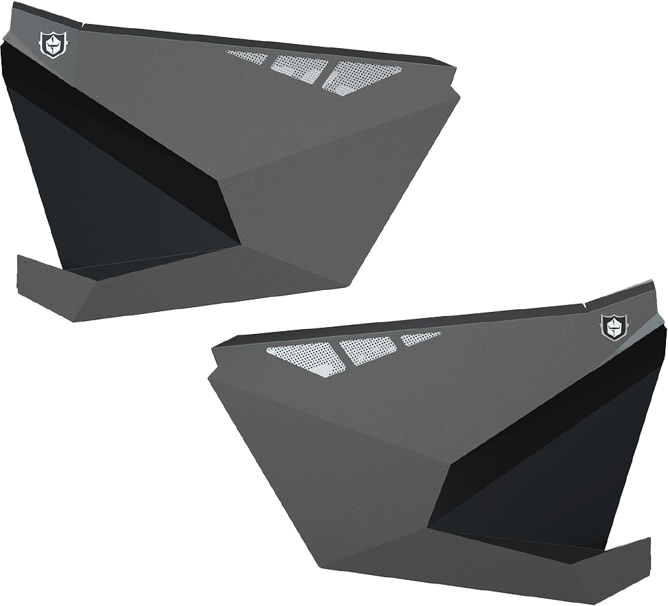 PRO ARMOR Rzr Pro Xp Doors Titanium Metallic Pol P199D003TM