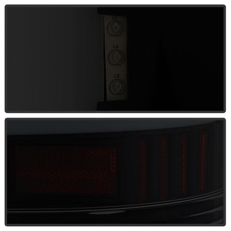 xTune 07-13 GMC Sierra 1500 LED Tail Lights - Black Smoke (ALT-ON-GS07-G2-LED-BSM) 9038518