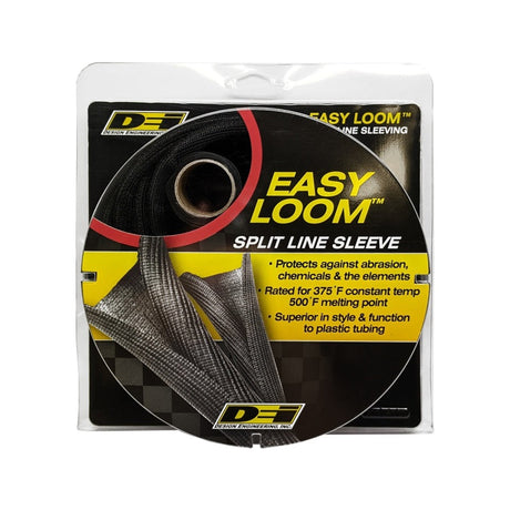 DEI Split Wire Sleeve Easy Loom 5mm-3/16in x 20 Black 10650