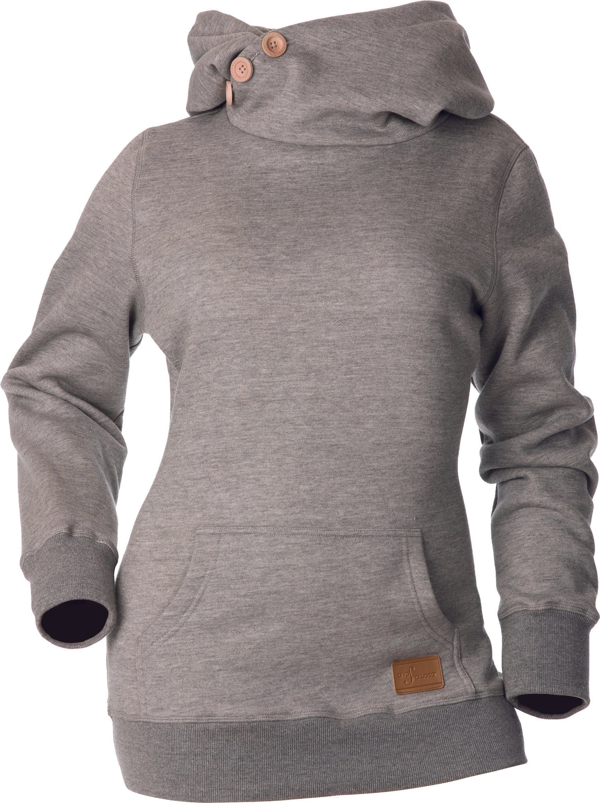 DSG Side Button Pullover Hoodie Grey Xs 35674
