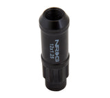 NRG 700 Series M12 X 1.25 Steel Lug Nut w/Dust Cap Cover Set 21 Pc w/Locks & Lock Socket - Black LN-LS710BK-21