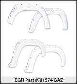 EGR 14+ Chev Silverado 6-8ft Bed Bolt-On Look Color Match Fender Flares - Set - Summit White 791574-GAZ