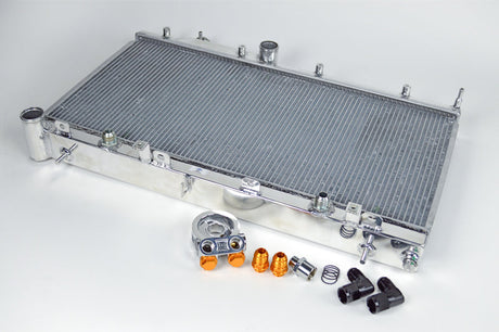 CSF 08-15 Subaru WRX/STI 2-Row Radiator w/Built-In Oil Cooler 7042O