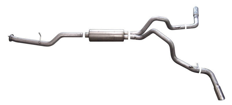 Gibson 15-19 GMC Sierra 2500 HD Base 6.0L 3.5in/3in Cat-Back Dual Extreme Exhaust - Stainless 65652