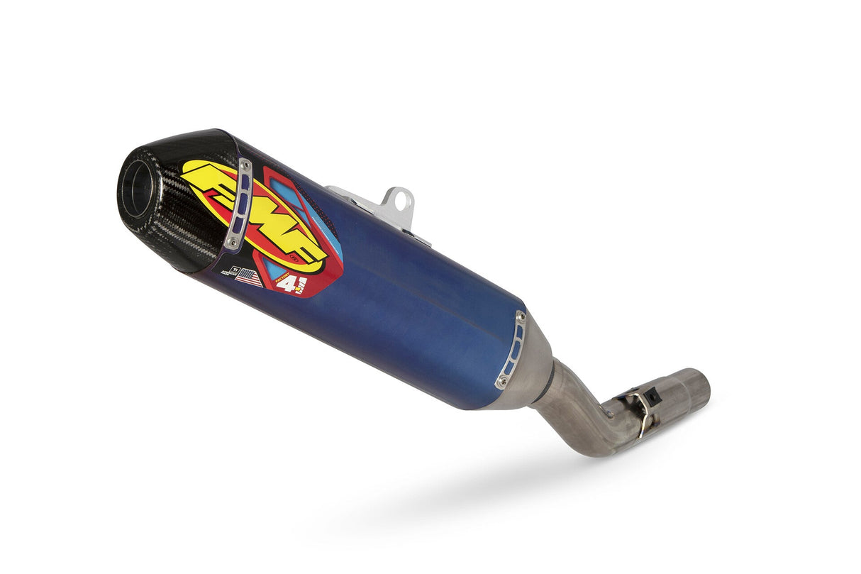 FMF Factory 4.1 Rct Slip-On Mflr Ano Titanium W/R. Carbon Cap 45668