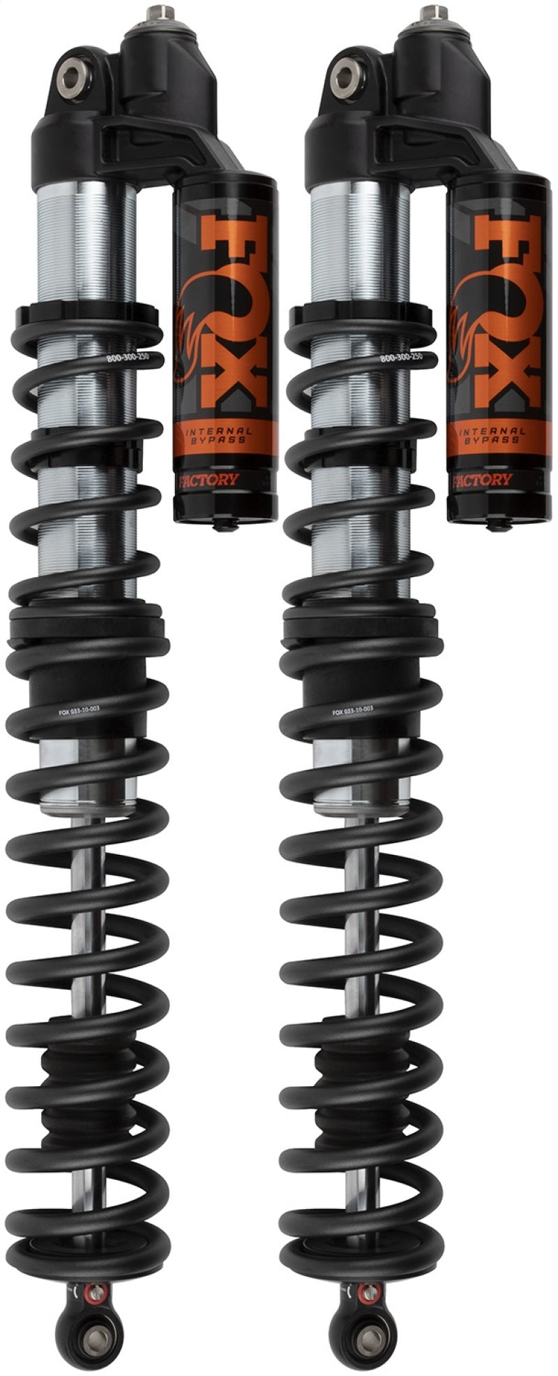 Fox 18-19 Can-Am Maverick X3 Turbo 2.5 Podium RC2 Int. Bypass Shock 7/8in. Shaft w/DSC - Front Set 885-08-119
