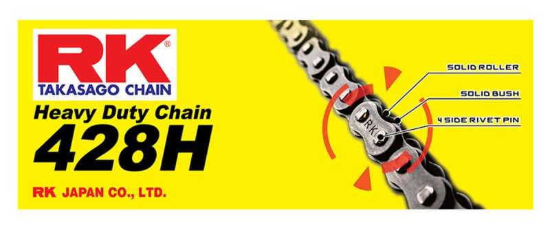 RK Chain RK-M 428H-130L - Natural 428H-130