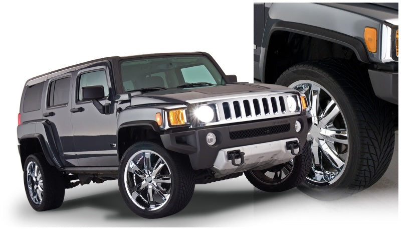 Bushwacker 06-10 Hummer H3 OE Style Flares 4pc - Black 150900-02