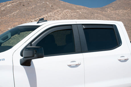 EGR 2019 Chevy 1500 Crew Cab In-Channel Window Visors - Dark Smoke 571691