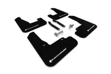 Rally Armor 19-21 Hyundai Elantra N Line Black UR Mud Flap w/ White Logo MF59-UR-BLK/WH